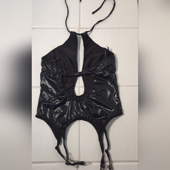 Sleek Black Women's Bodysuit #545 - Picture 2 of 2